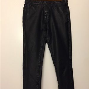 Vegan leather pants